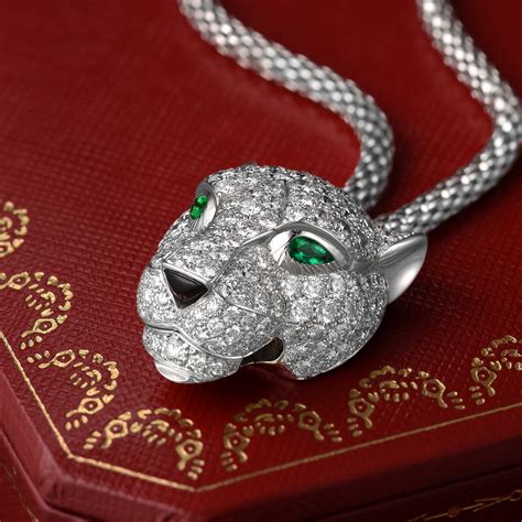 cartier panther necklace dupe|panthere by cartier.